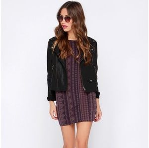 Printed bodycon dress